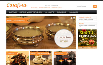eCommerce Website casafina.in